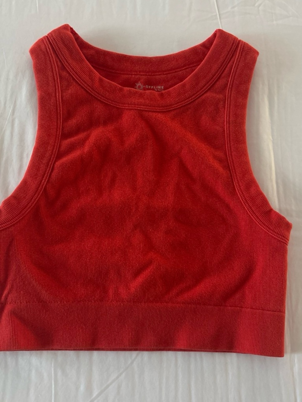Offline by Aerie red crop top size S